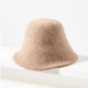 Anthropologie Cozy Bucket Hat - Taupe